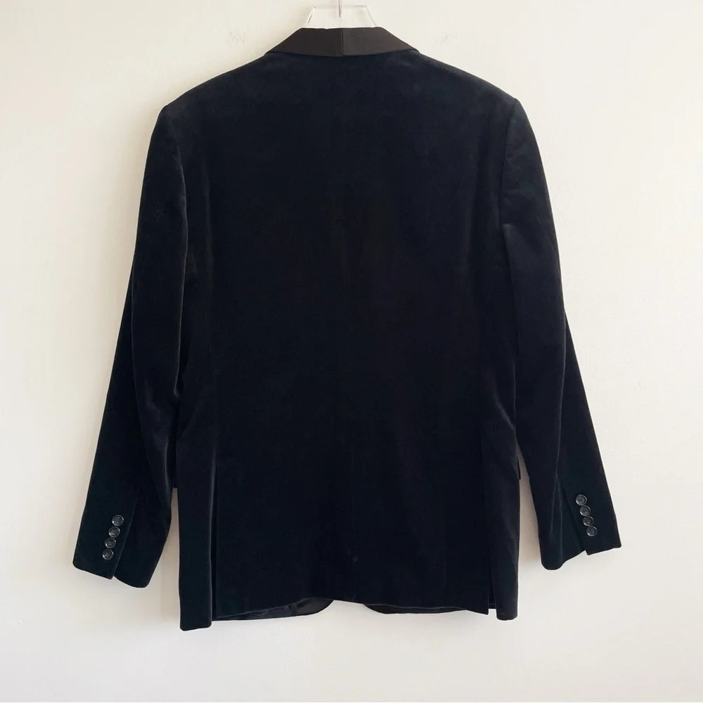 J. Crew Ludlow Satin Shawl Collar Velvet Blazer Black blue wedding formal suit